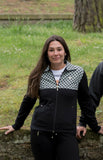 Chaqueta mujer SLX MITAD TOPOS 4106 negro y verde macha