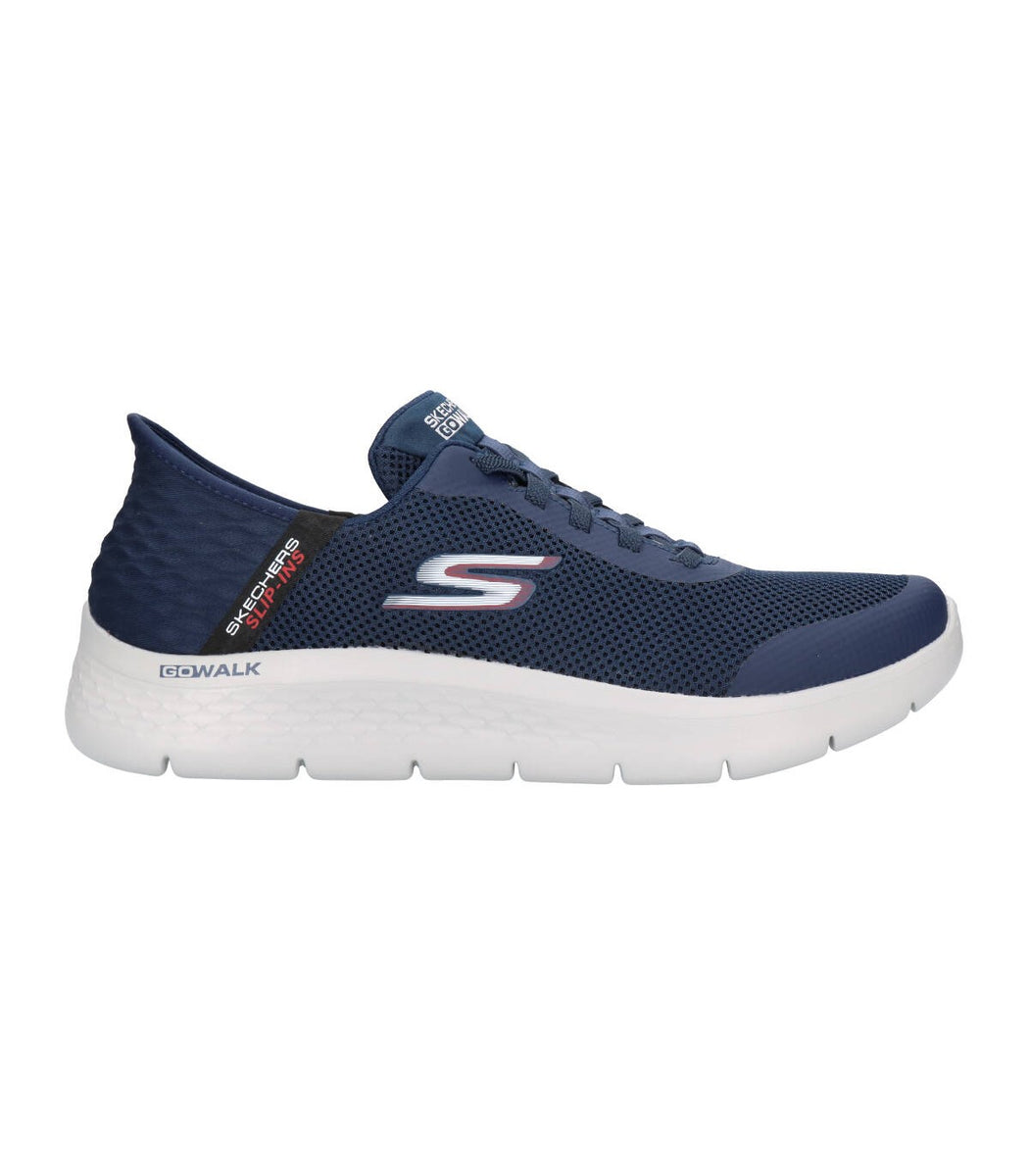 Zapatillas hombre Skechers WALK FLEX HANDS UP 216324 marino Puber Sports. Tu tienda de deportes y moda deportiva