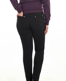 Pantalón mujer SLX bolsillos SIN felpa 7802 Negro y blanco