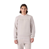 Sudadera Champion CREWNECK 222991 blanco roto beige, vista frontal