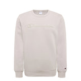 Sudadera Champion CREWNECK 222991 blanco roto beige, vista trasera