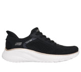 Zapatillas mujer Skechers BOBS SQUAD SLIP-INS 117497 Bkgd Negro dorado - Puber Sports