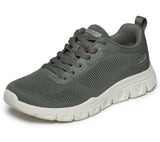 Zapatillas Mujer Skechers Bobs Sport 117700 verde Olive – Memory Foam, Cómodas y Ligeras - Puber Sports