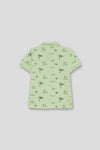 Polo niño Street Monkey Palmeras 255011 Verde Caribe