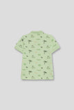 Polo niño Street Monkey Palmeras 255011 Verde Caribe
