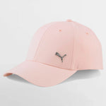 Gorra Rosa puma logo pequeño metilálico