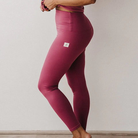 Malla legging running mujer Ginadan Vientre plano 207171 soft violet