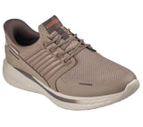 Skechers Slade Slip-ins 211389 DKTP, perfil lateral y puntera de malla