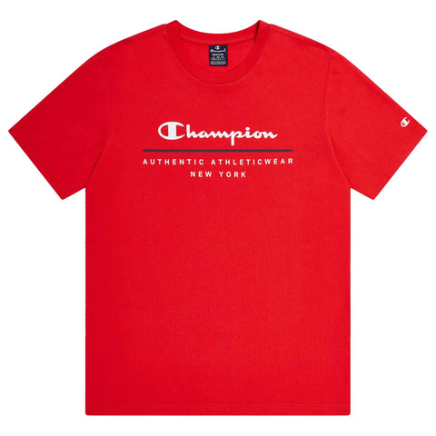 Camiseta CHAMPION CREWNECK T-SHIRT 219734 rojo