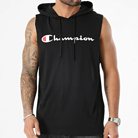 Camiseta CHAMPION tirantes y capucha 219834 negro