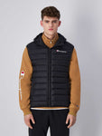 Chaleco anorak CHAMPION con capucha VEST 220341 negro