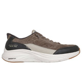 Zapatillas Skechers Contour Foam Slip-ins marrón oliva, vista tres cuartos