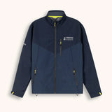 Chaqueta Munich Harbor azul marino vista por detrás en modelo