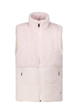 Vista frontal del chaleco de mujer Luhta Akainen 32262 rosa