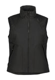 Chaleco Icepeak Baroda mujer negro 55980 vista frontal con cremallera completa