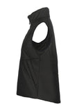 Chaleco Icepeak Baroda mujer negro vista lateral con sisa amplia