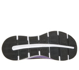 Zapatillas Niña y Mujer Skechers STEP Slip-ins Negro/Lila – Gym, Running y Multideporte - Puber Sports