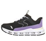Zapatillas Niña y Mujer Skechers STEP Slip-ins Negro/Lila – Gym, Running y Multideporte - Puber Sports