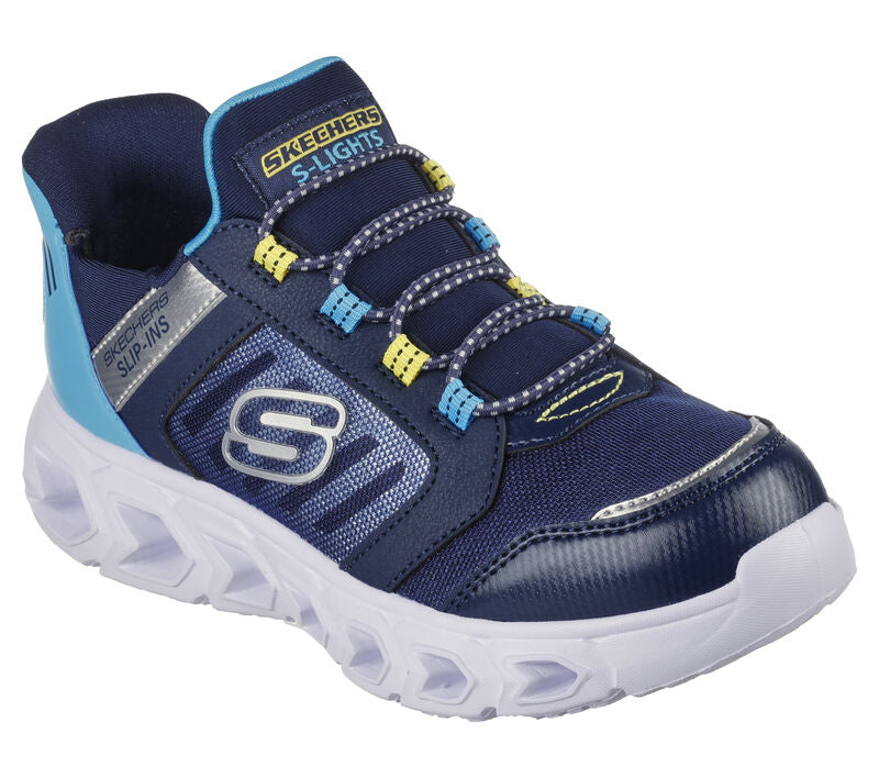 Zapatillas niño SKECHERS luces HYPNO-FLASH 403843L azul