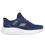 Zapatillas Skechers Bounder Pro Slip-Ins niño marino 404208L vista lateral exterior