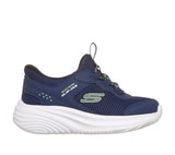 Zapatillas Skechers Bounder Pro Slip-Ins bebé marino 404208N vista lateral exterior