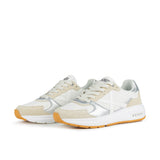Zapatillas Munich Aurea blancas vistas desde arriba con plantilla Munich