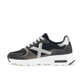 Zapatillas Munich Aurea vistas desde arriba con cordones blancos y plantilla Munich