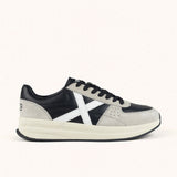 Zapatillas Munich Arise 4931003 negro, gris y blanco, vista del par