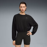 Sudadera mujer Puma CLOUDSPUN CREW 527461 negro