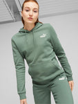 Sudadera mujer PUMA bordado HOODIE FL 670004 verde