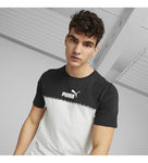 Camiseta PUMA ESS BLOCK X TAPE TEE 673341 01 negro
