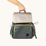 Mochila moda Munich DEEP Recycled 7113406 verde kaki