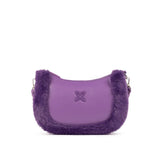 Bolso Munich Shoulder 7113657 negro abierto con compartimento interior