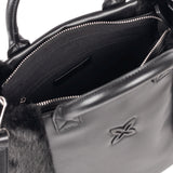Bolso Munich FUR Tote 7113660 negro vista trasera y asas