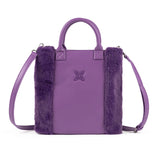 Bolso Munich FUR Tote 7113661 violeta vista interior con cremallera