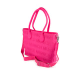 Bolso Munich Bloom Shopper Rosa Fucsia - Vista lateral con bandolera desmontable