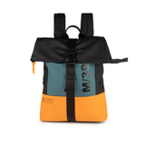 Mochila Munich City Backpack Verde/naranja
