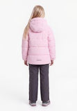 Anorak Icepeak LORIS JR 50034 rosa para niña, puesto vista frontal