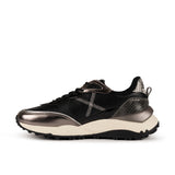Munich AMBER WMNS 8773006, vista superior y lateral de las zapatillas negras