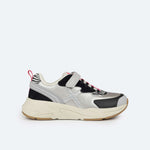 Zapatillas niña Munich velcro Mini track 8890 099 plateada