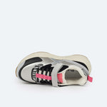 Zapatillas niña Munich velcro Mini track 8890 099 plateada