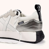 Zapatillas mujer Munich XEMINE 102 Blanco y plata