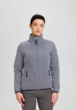 Forro Polar Mujer Icepeak Aulti Marino | Antipilling y Estampado Integral