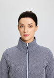 Forro Polar Mujer Icepeak Aulti Marino | Antipilling y Estampado Integral