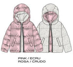 Anorack niña Losan PUFFER REVERSIBLE 24006 Lila y rosa