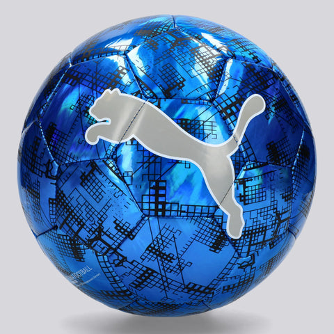Balón PUMA CUP GRAPHIC 084737 azul metalizado