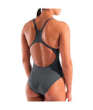 Bañador mujer ARENA TEAM SWIMSUIT SWIM 4760 504 Gris plomo