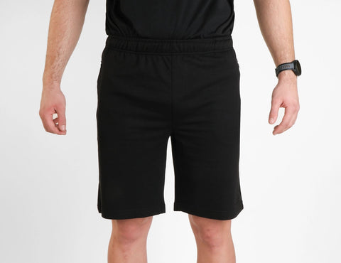 Bermuda hombre BCN algodón bolsillos con cremallera BRAU Negro