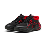 Zapatillas bota niño Puma UPROAR JR 312164 negro y rojo