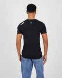 Camiseta Brave Soul con estampado Calavera pipa 149RIDEB negra